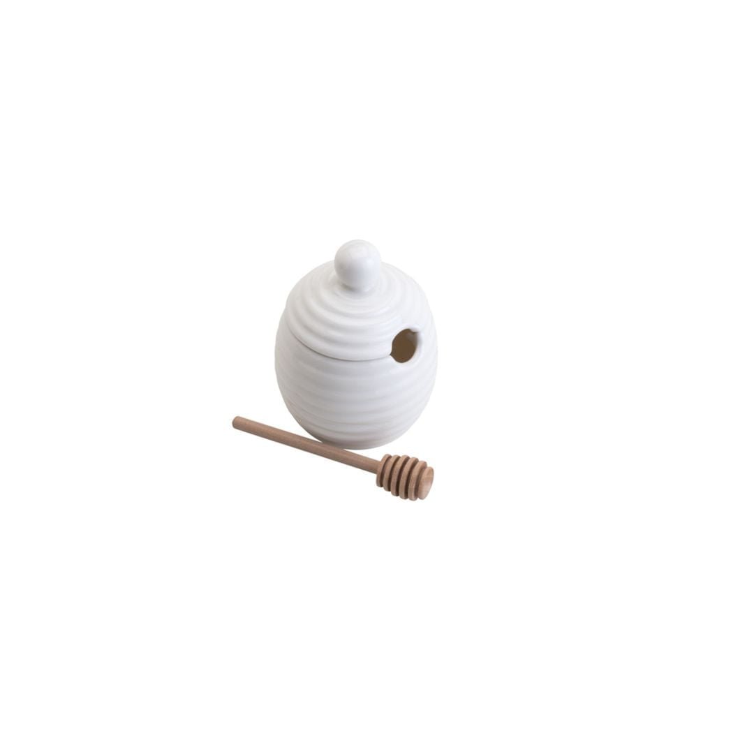 Meleira New Bone Mary com Pegador em Porcelana Branco 11,5cm - Ela Decora