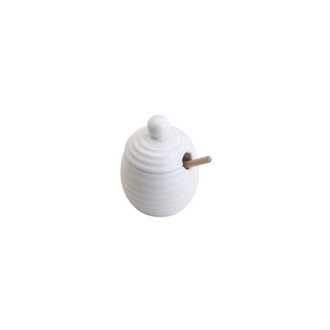 Meleira New Bone Mary com Pegador em Porcelana Branco 11,5cm - Ela Decora