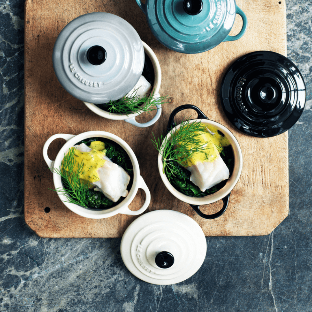 Mini Cocotte Caçarola Cerâmica Black Ônix Le Creuset - 14 cm - Ela Decora