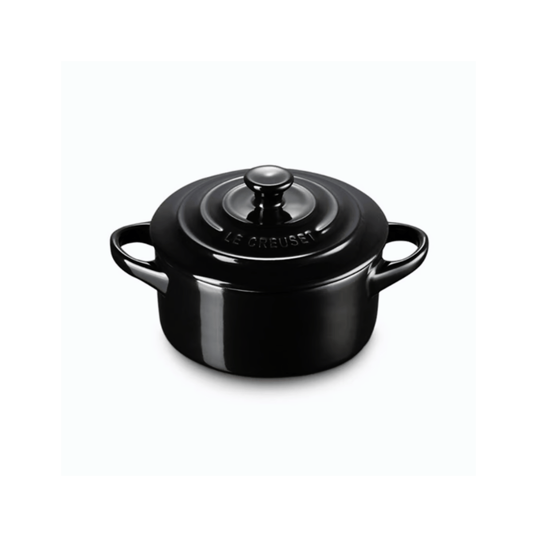 Mini Cocotte Caçarola Cerâmica Black Ônix Le Creuset - 14 cm - Ela Decora