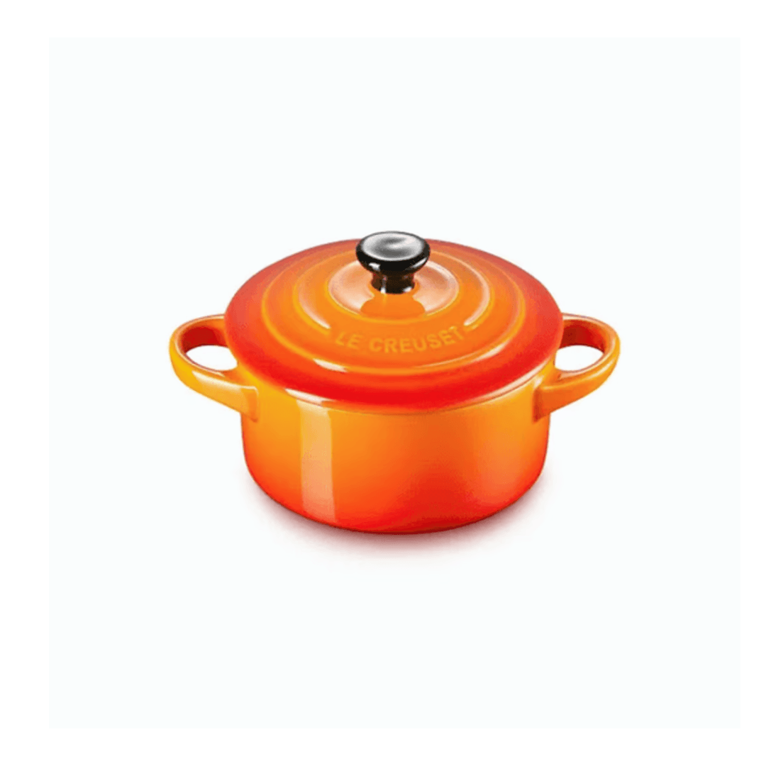 Mini Cocotte Caçarola Cerâmica Laranja Le Creuset - 14 cm - Ela Decora