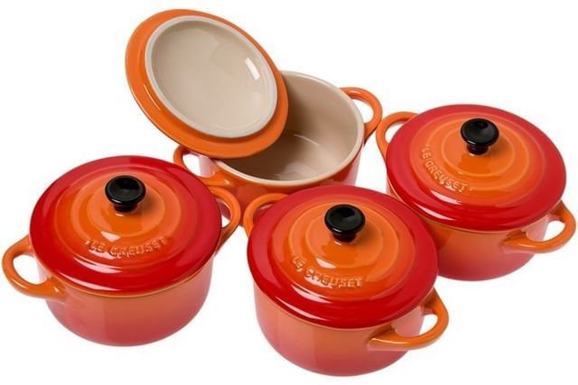 Mini Cocotte Caçarola Cerâmica Laranja Le Creuset - 14 cm - Ela Decora