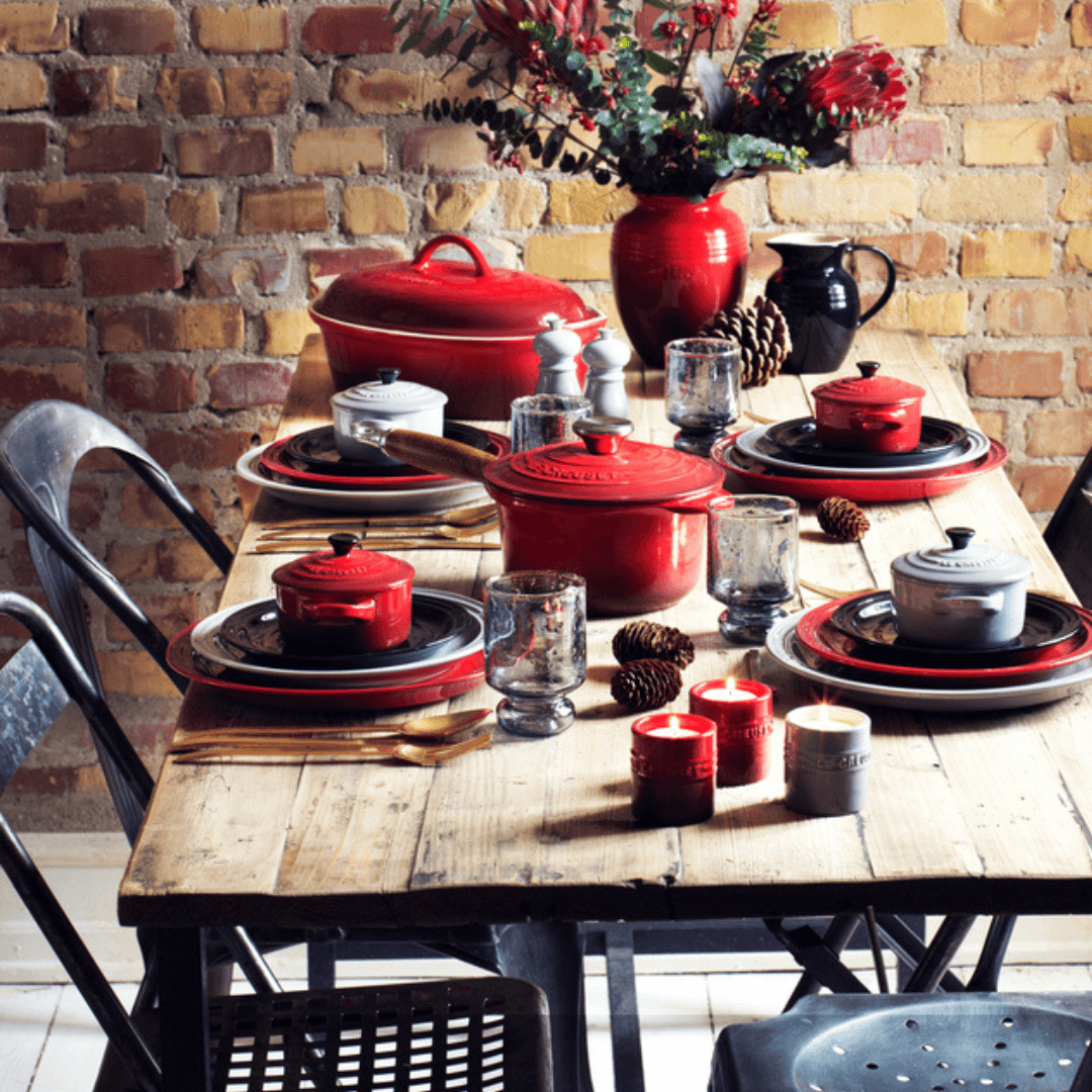 Mini Cocotte Caçarola Cerâmica Vermelha Le Creuset - 14 cm - Ela Decora