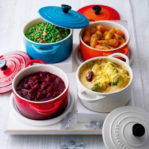 Mini Cocotte Caçarola Cerâmica Vermelha Le Creuset - 14 cm - Ela Decora