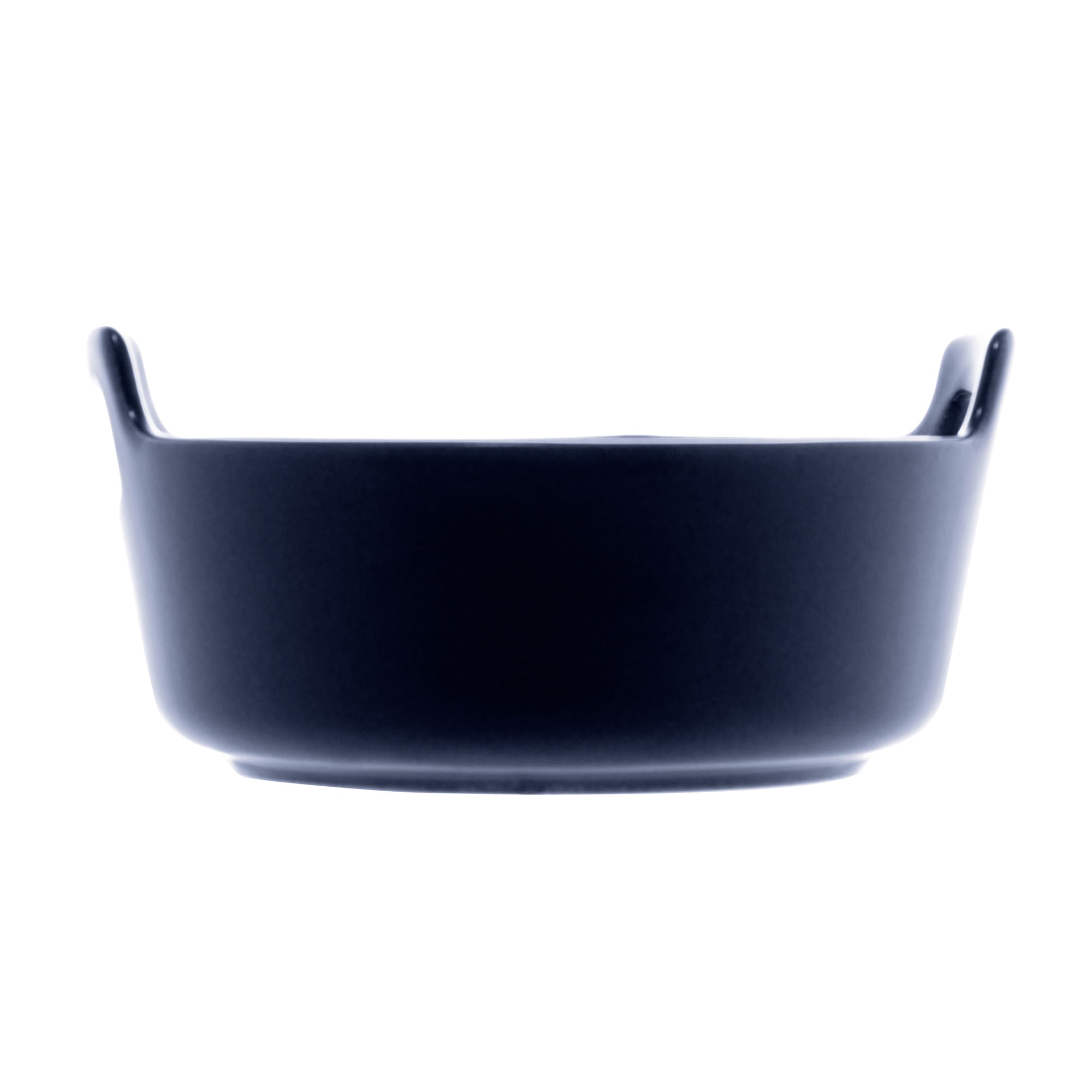 Mini Travessa Caçarola Porcelana Nordica Azul Marinho Matt - 16 cm - Ela Decora