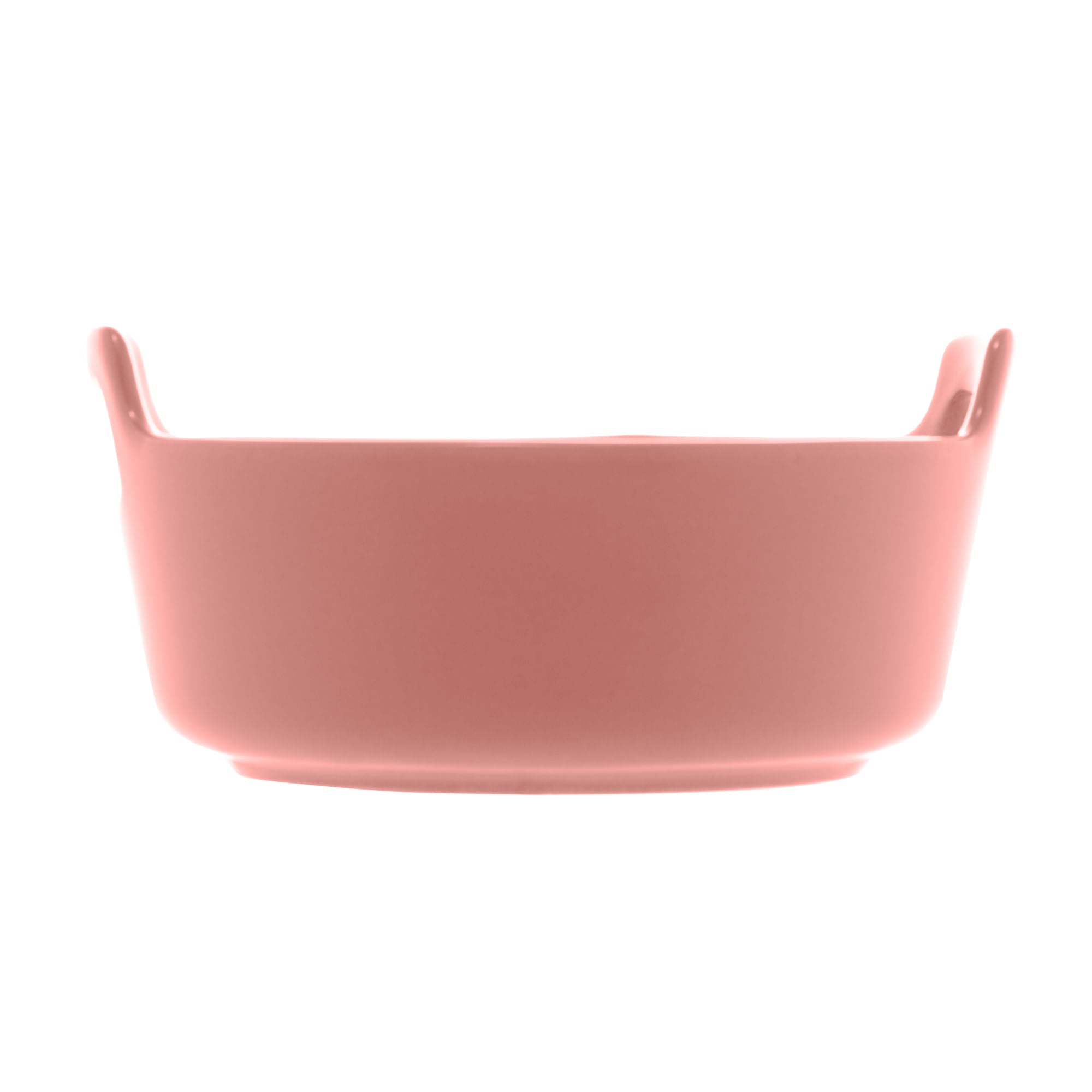 Mini Travessa Caçarola Porcelana Nordica Rosa Matt - 16 cm - Ela Decora