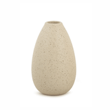 Mini Vaso em Cerâmica Bege 7,5cm Pequeno - Ela Decora