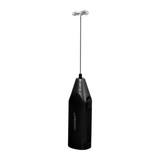 Mixer inox e plástico preto com haste giratória em destaque