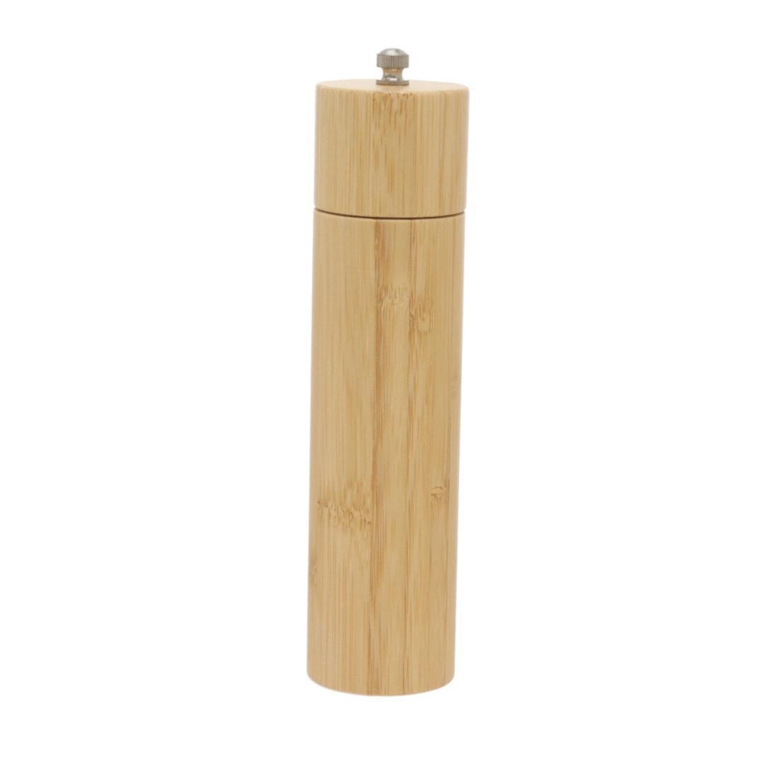 Moedor Manual para Sal e Pimenta Moulin de Bambu 21cm - Ela Decora