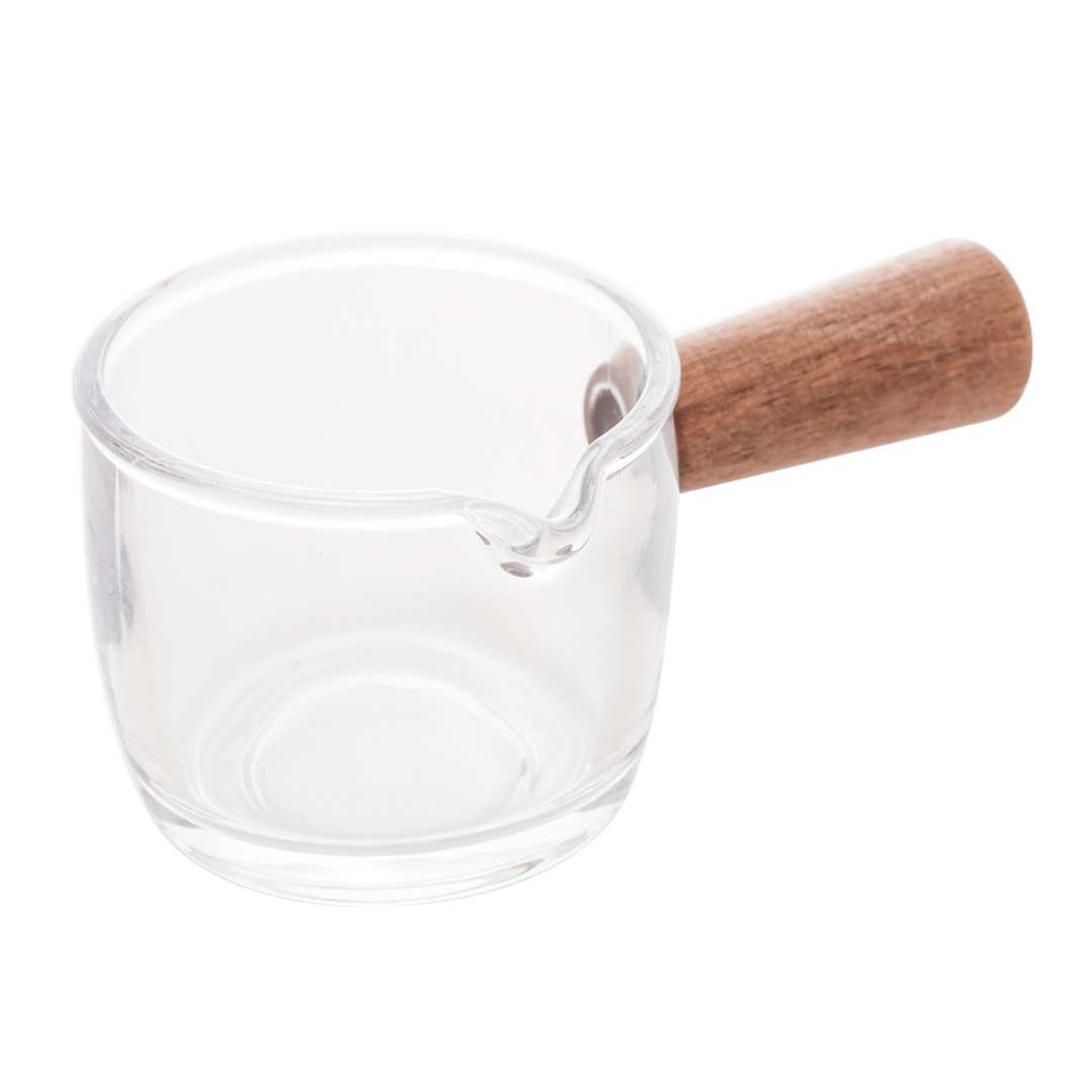 Molheira Vidro com Cabo de Bambu 100ml - Ela Decora