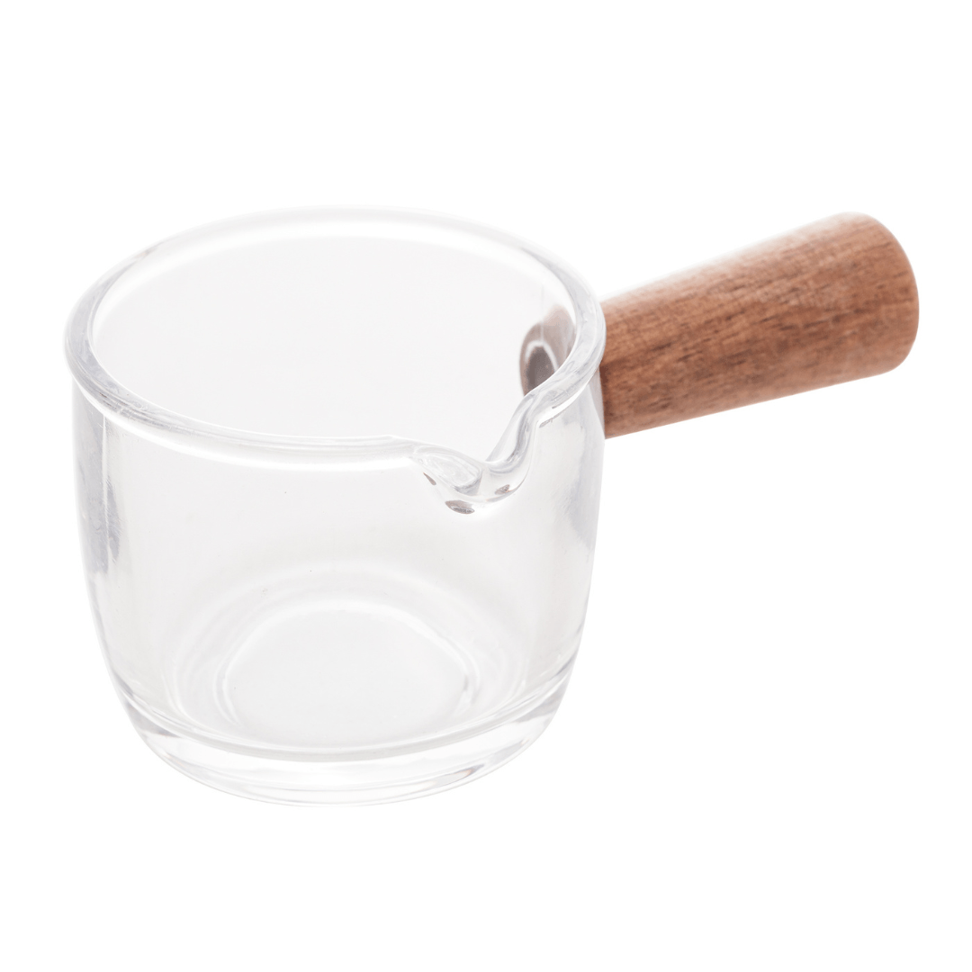 Molheira Vidro com Cabo de Bambu 50ml - Ela Decora