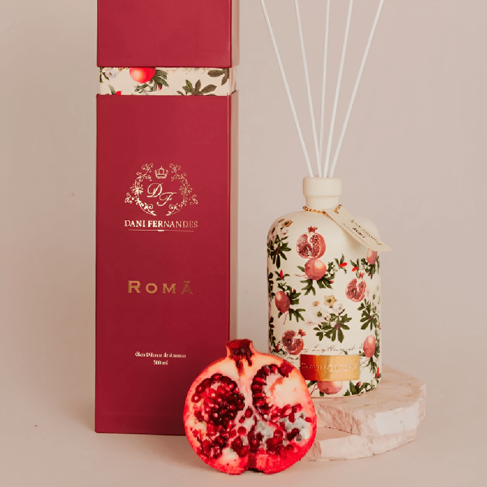 Difusor de oleo perfumado para ambientes de fruta romã