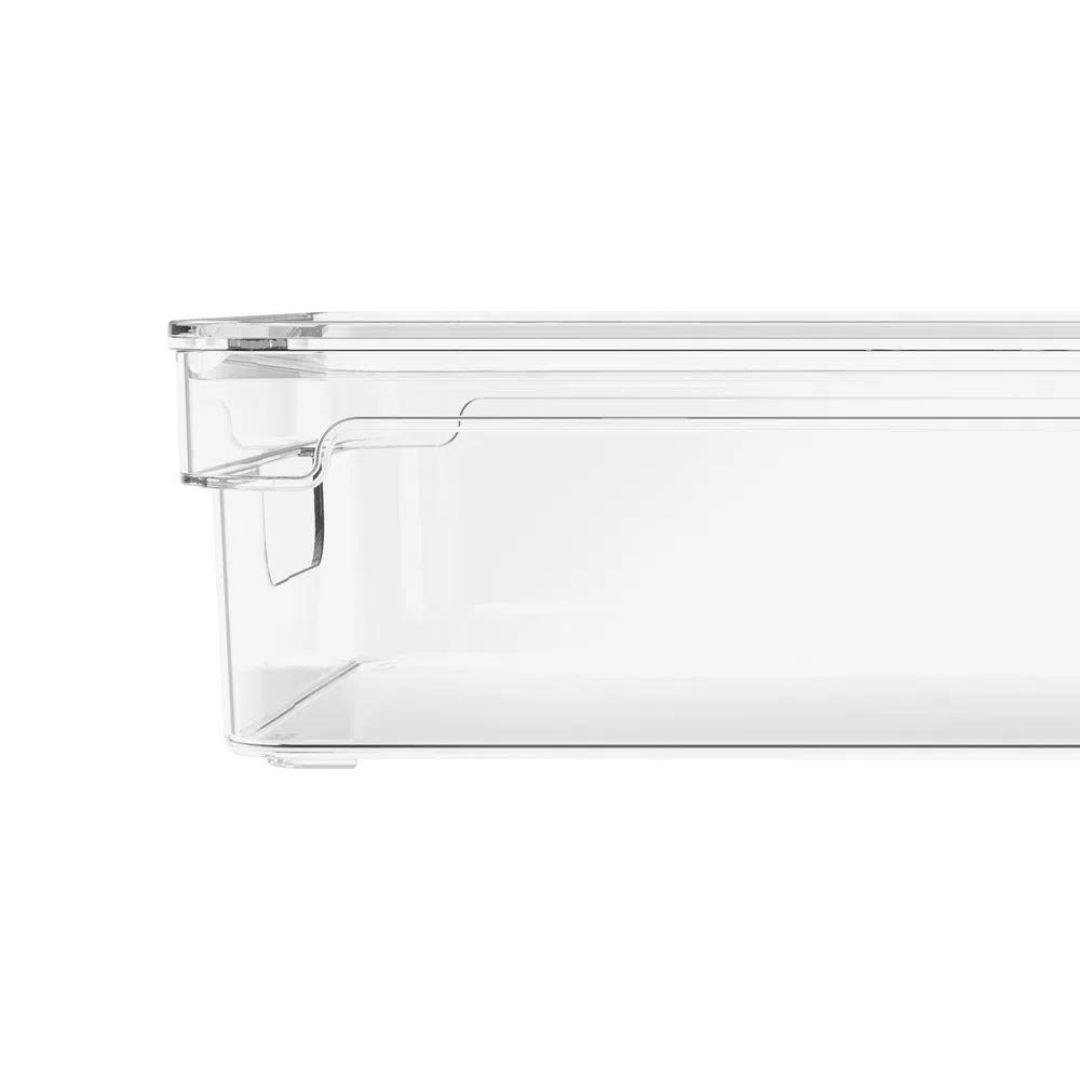 Organizador Clear com Tampa 30cm - Ela Decora