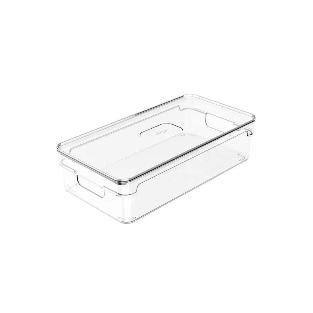 Organizador Clear com Tampa 30cm - Ela Decora