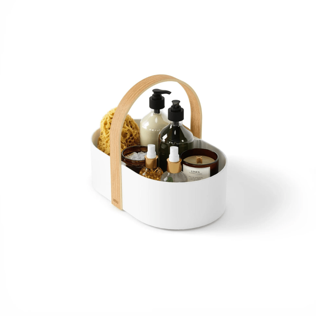 Organizador de Cosméticos Bellwood Branco - Ela Decora