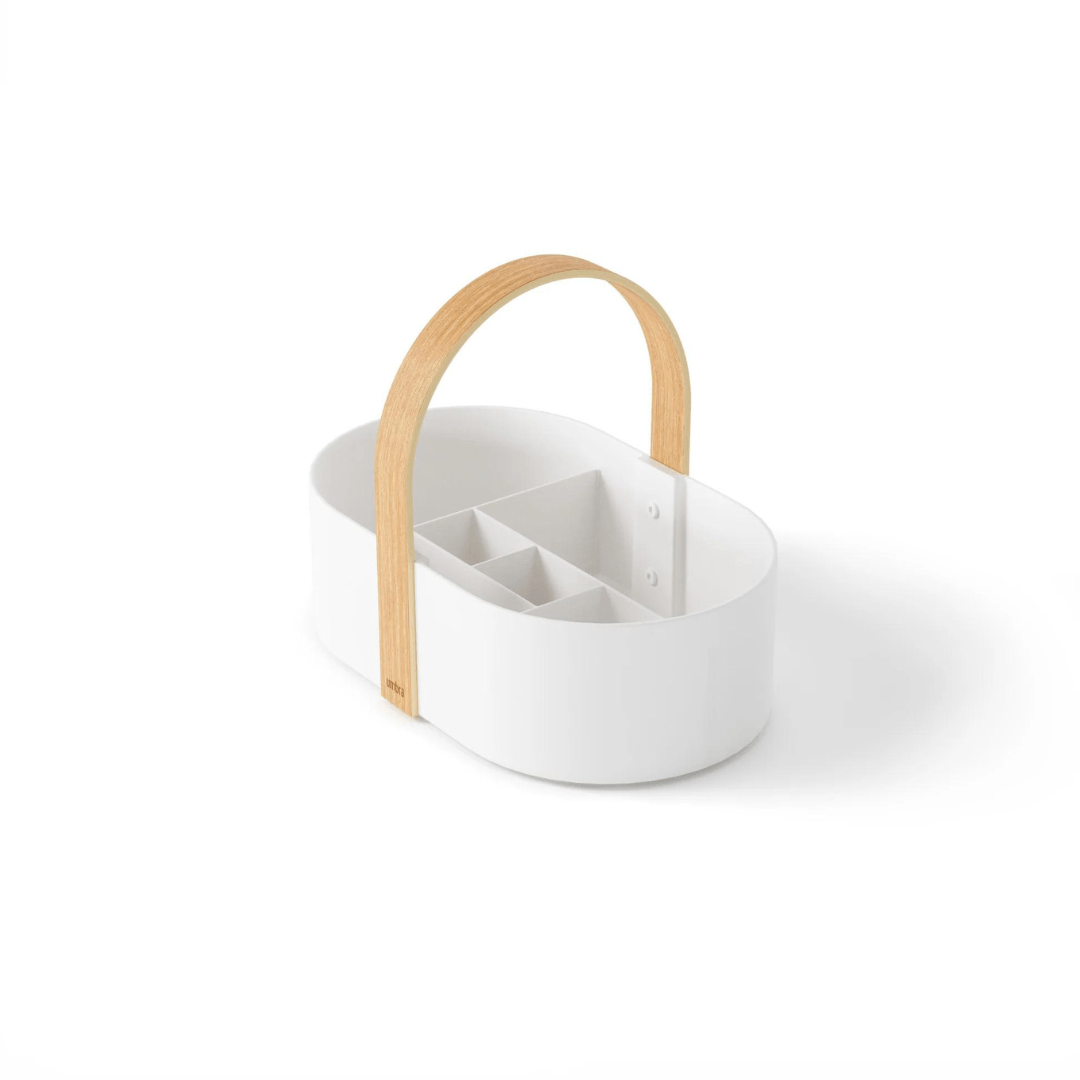 Organizador de Cosméticos Bellwood Branco - Ela Decora