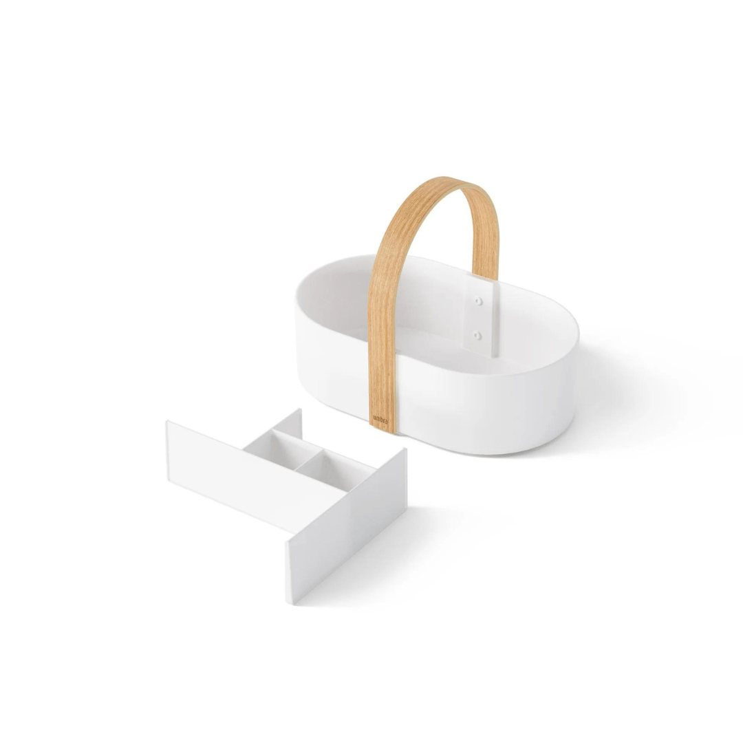 Organizador de Cosméticos Bellwood Branco - Ela Decora
