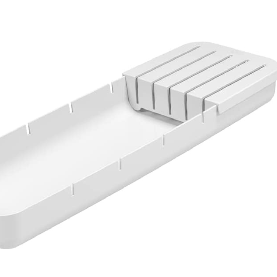 Organizador de Facas Perfect Branco 35cm - Ela Decora