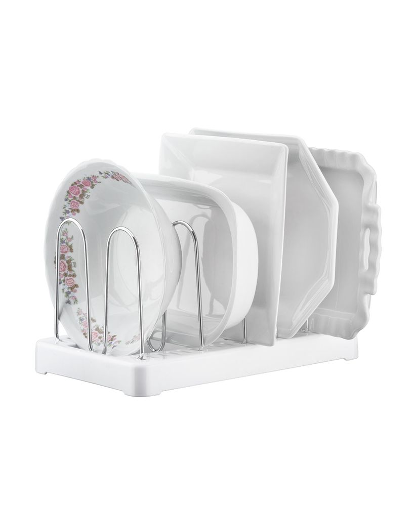 Organizador de Formas, Travessas e Frigideiras Branco - Ela Decora