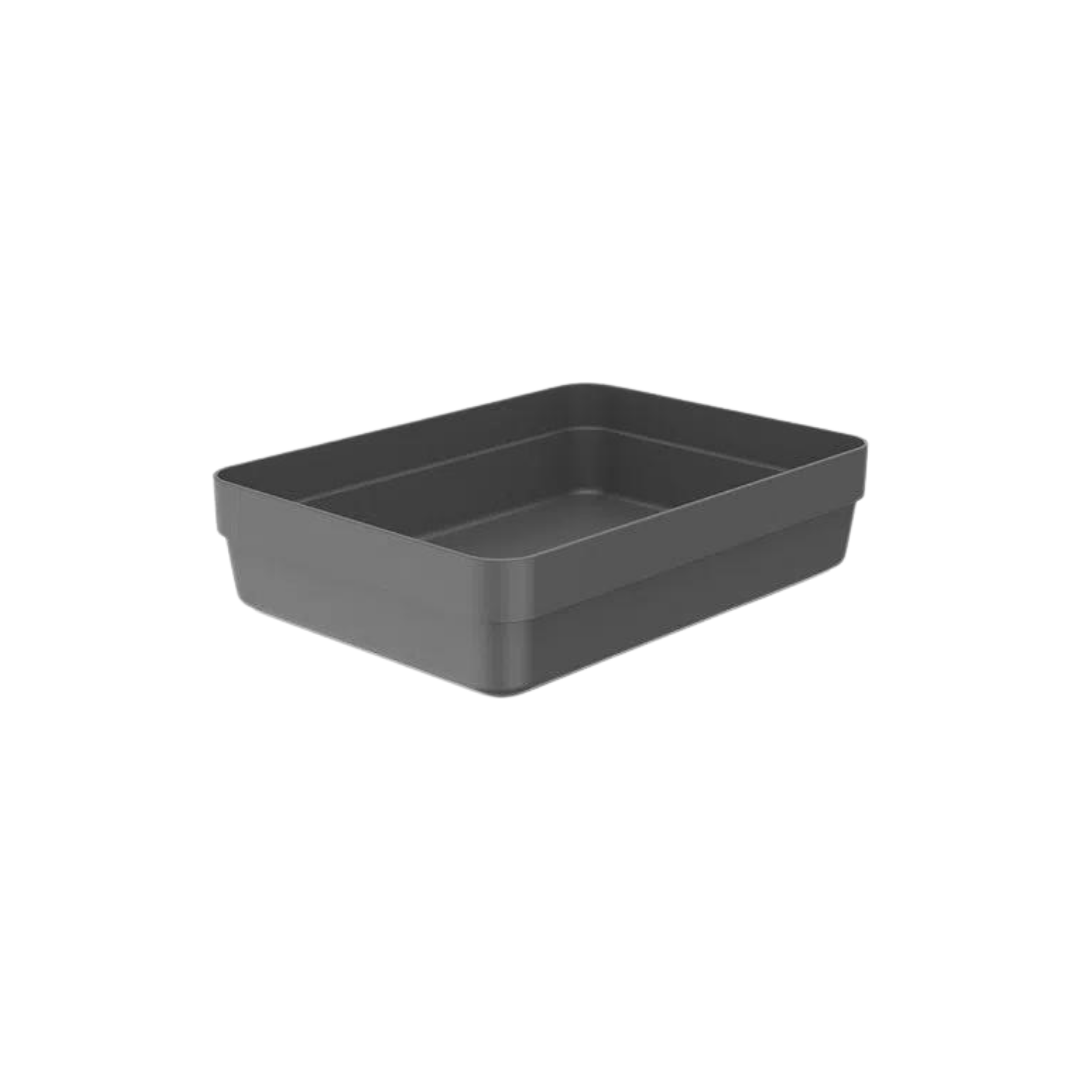 Organizador de Gavetas Logic Chumbo G - Ela Decora