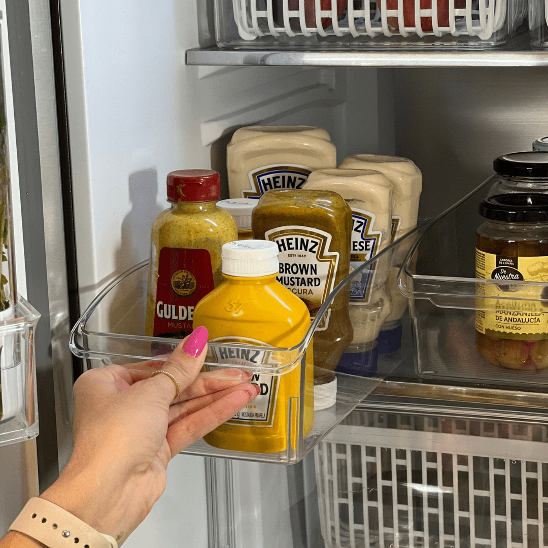 Organizador de Geladeira 3,9L Resistente - Ela Decora