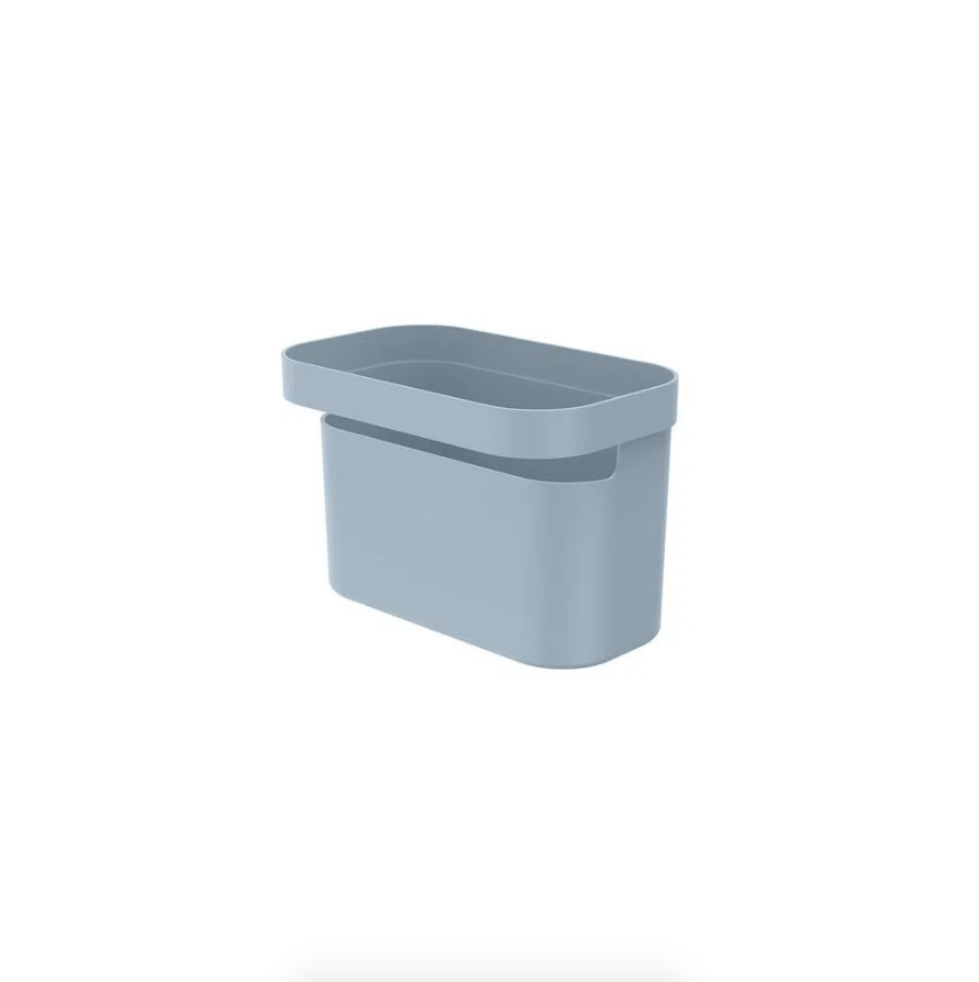 Organizador de Pia Porta Detergente Trium Max Azul Glacial Fechado - Ela Decora