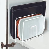 Organizador de Pratos e Formas Essence Branco - Ela Decora