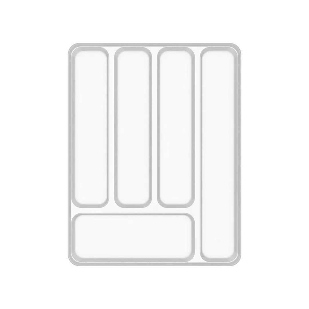 Organizador de Talheres Logic Natural 35cm x 27cm x 5,5cm - Ela Decora