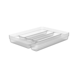 Organizador de Talheres Logic Natural 35cm x 27cm x 5,5cm - Ela Decora