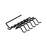 Organizador De Xícaras Para Armário De Encaixar Preto Fosco Linha Black - Ela Decora