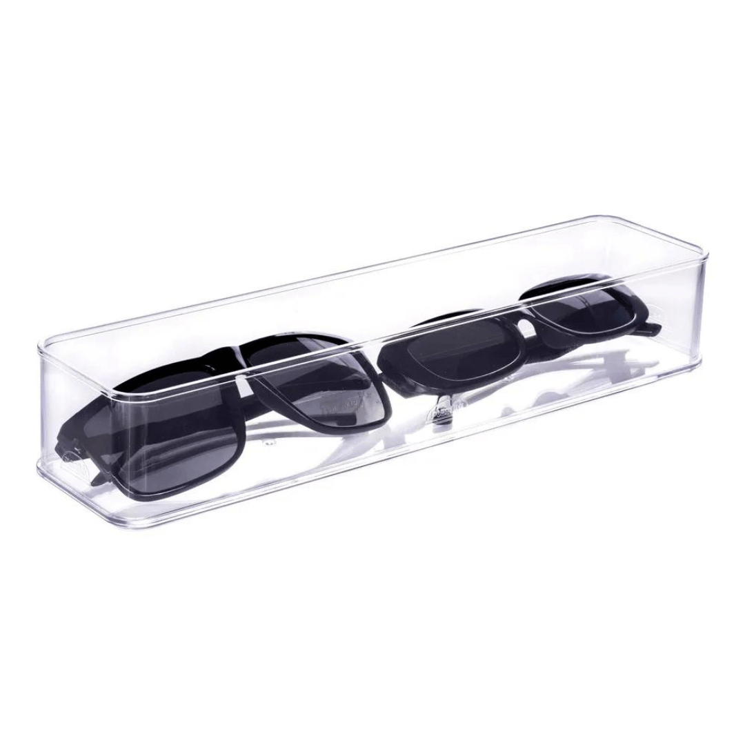 Organizador Encaixa Multiuso Retangular Transparente 29,2cm - Ela Decora