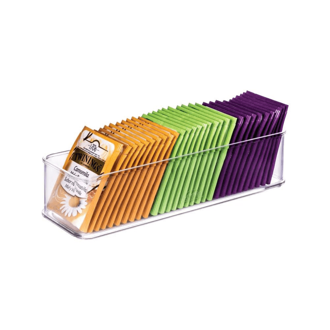 Organizador Encaixa Retangular Transparente 21,9cm - Ela Decora