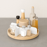 Organizador Giratório Bellwood em Madeira 30cm - Ela Decora