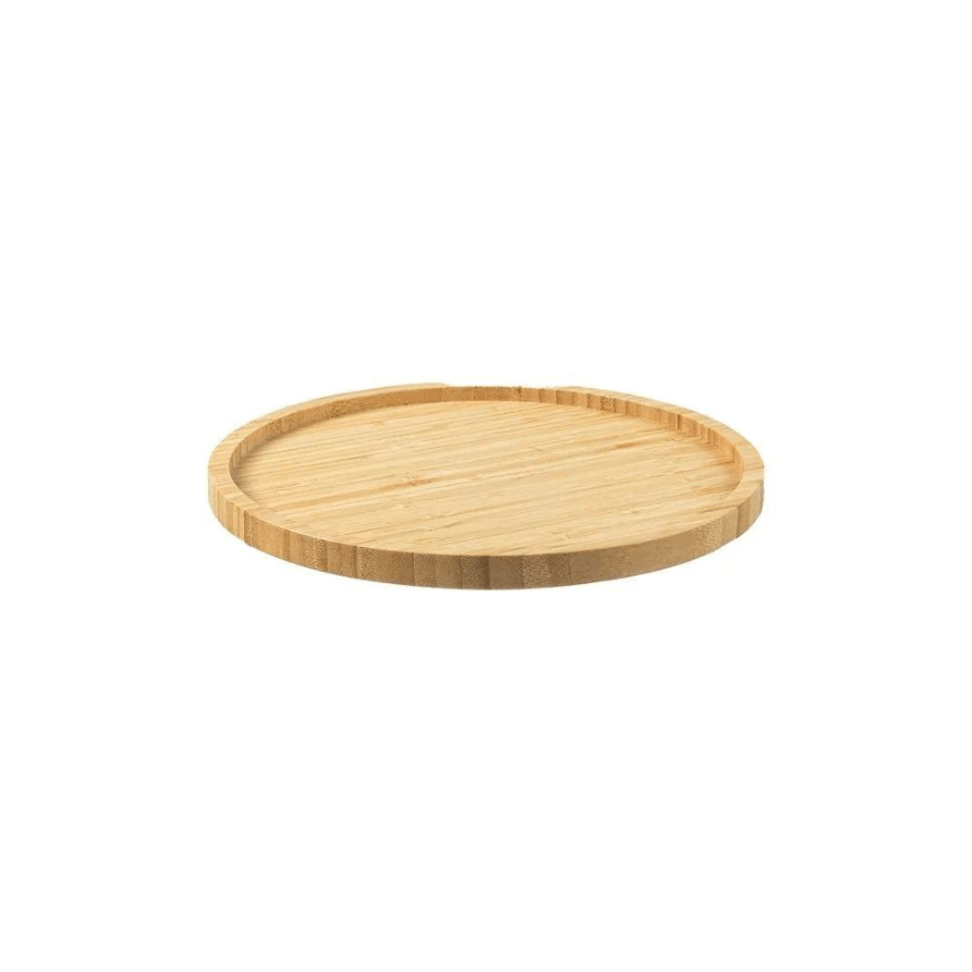 Organizador Giratório Keep de Bambu 25cm - Ela Decora