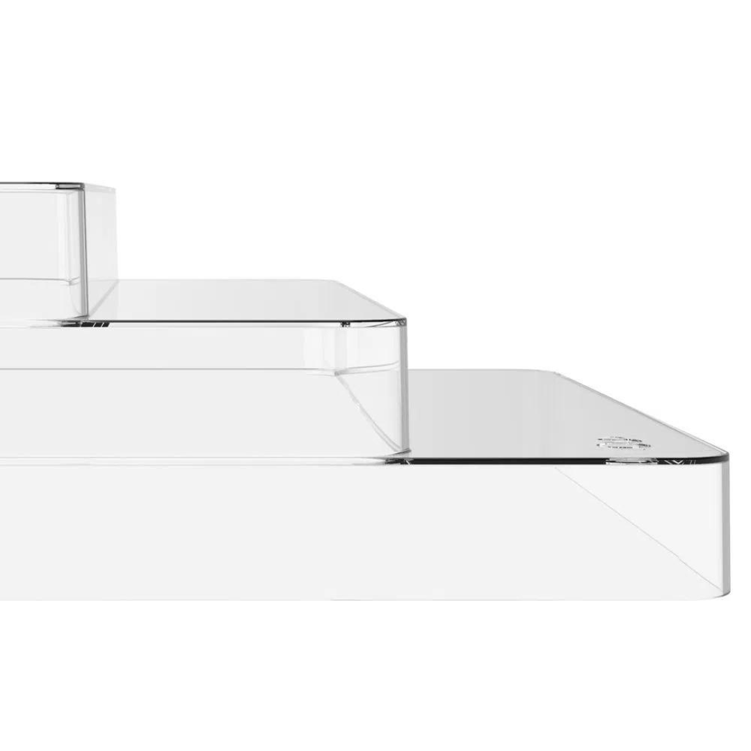 Organizador Multinivel Clear Transparente 29cm - Ela Decora