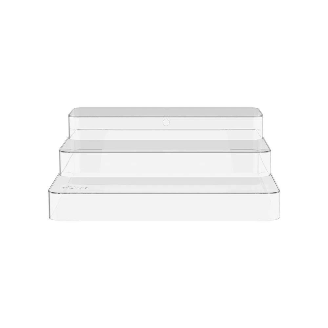 Organizador Multinivel Clear Transparente 29cm - Ela Decora