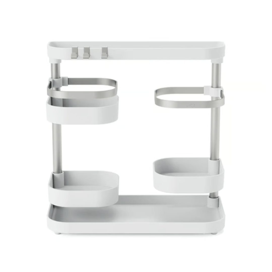 Organizador Multinível Holster Branco 51cm - Ela Decora