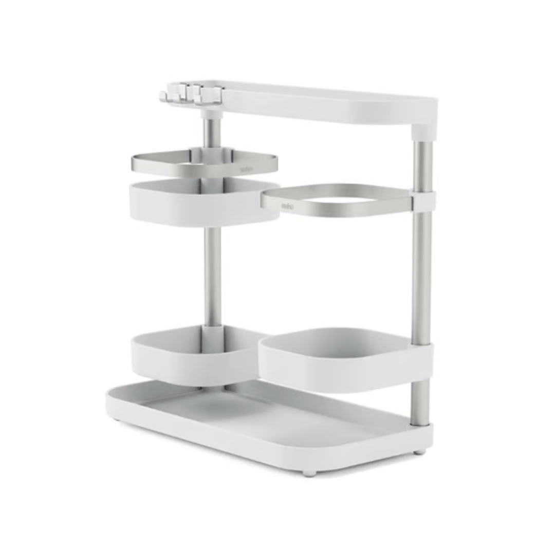 Organizador Multinível Holster Branco 51cm - Ela Decora