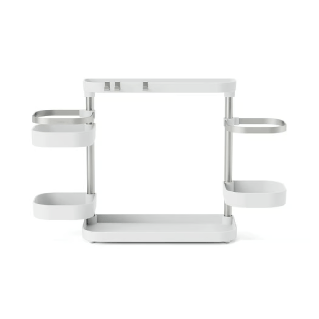 Organizador Multinível Holster Branco 51cm - Ela Decora
