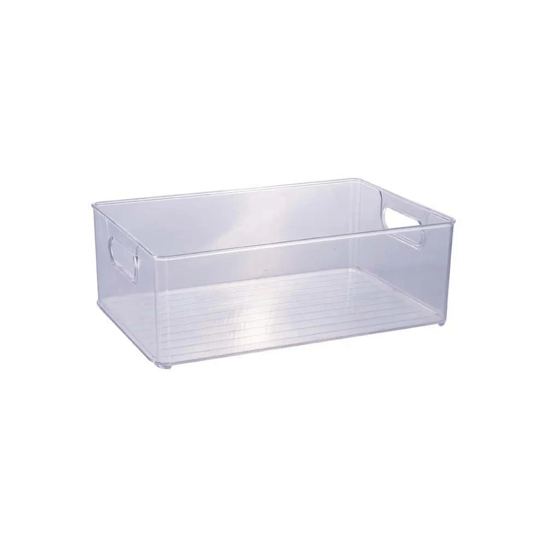 Organizador Multiuso Transparente 30 cm - Ela Decora