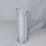 Organizador Para Copos Descartáveis de Água 200ML Cromado - Ela Decora