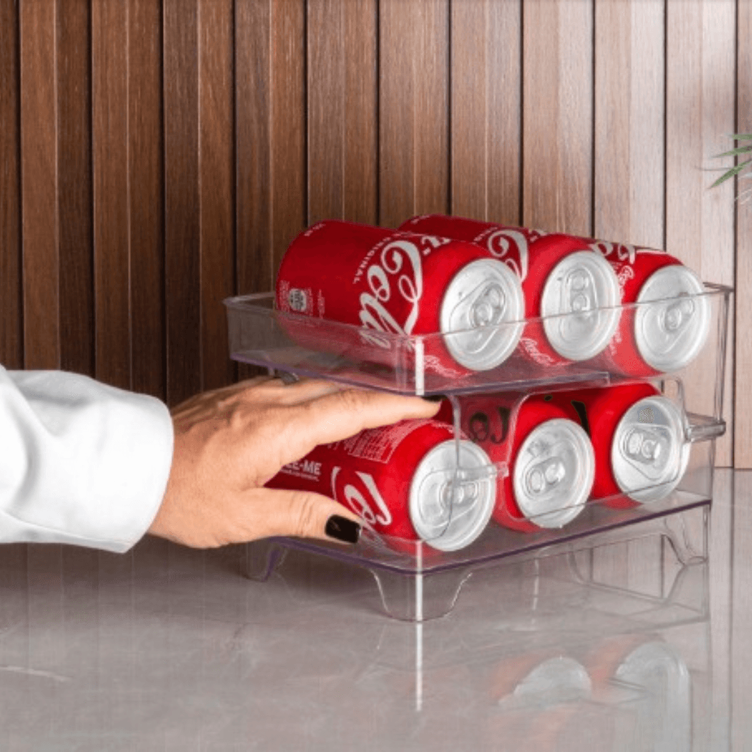 Organizador para Latas de 6 Unidades - Ela Decora