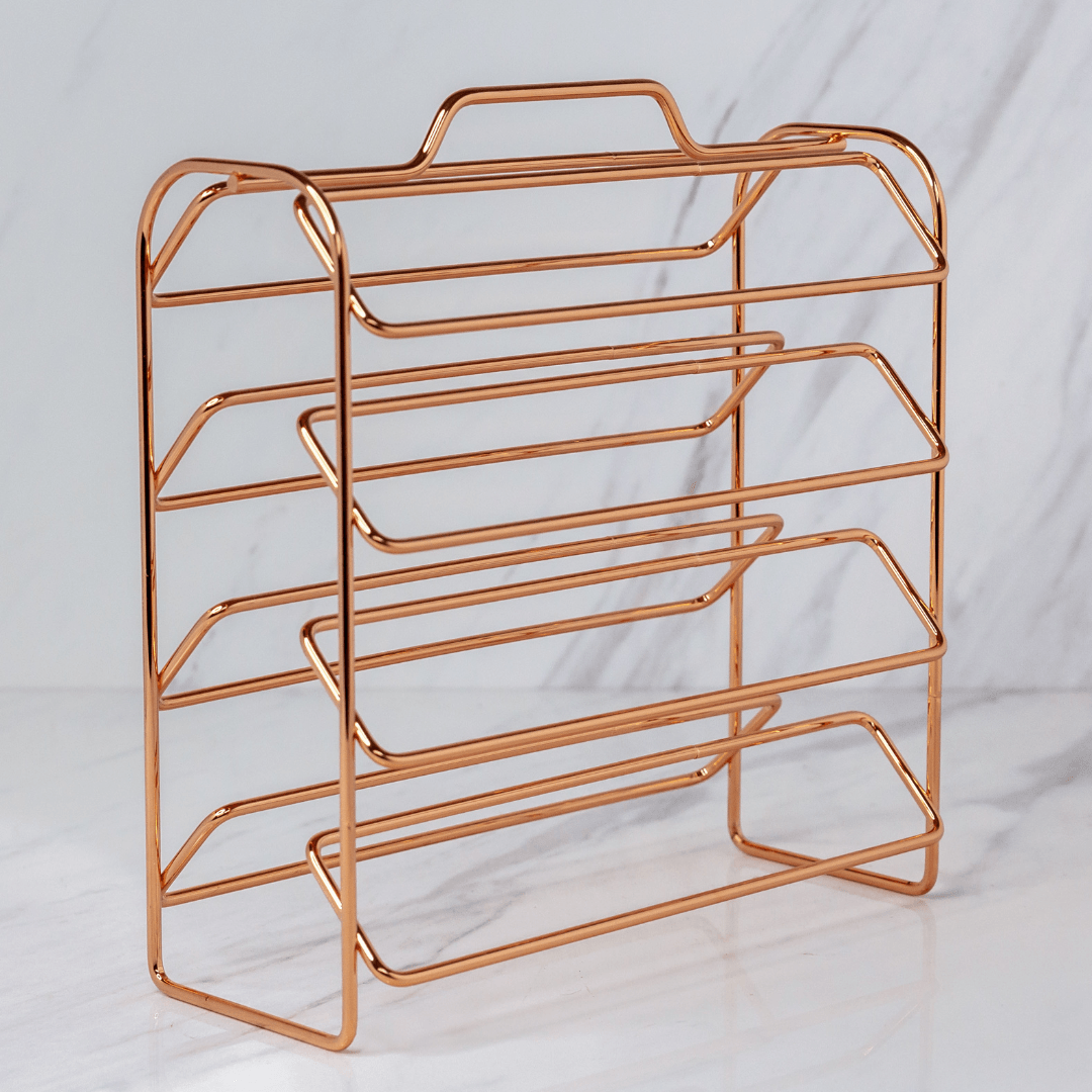 Organizador Porta Cápsulas de Café Três Corações Rose Gold - Ela Decora