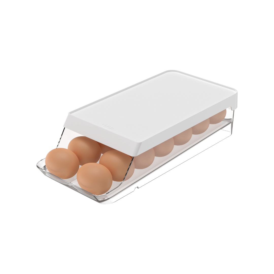 Organizador Porta Ovos 14 Unidades Branco 33cm - Ela Decora