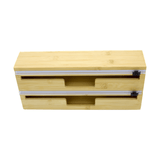Organizador Porta Rolos em Bambu 33,5cm - Ela Decora