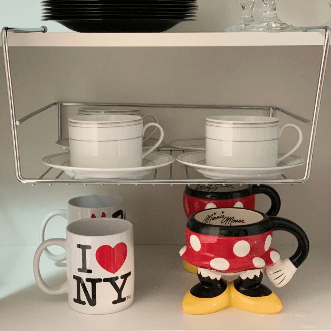 Organizador Suspenso para Prateleira Armário 26 cm - Ela Decora