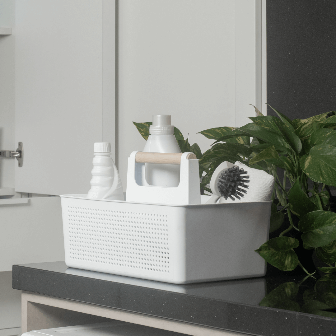 Organizador Multiuso com Alça Flow Branco 8 Litros