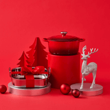 Panela Redonda Ferro Signature Vermelha Le Creuset - 22 cm - Ela Decora