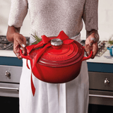 Panela Redonda Ferro Signature Vermelha Le Creuset - 22 cm - Ela Decora