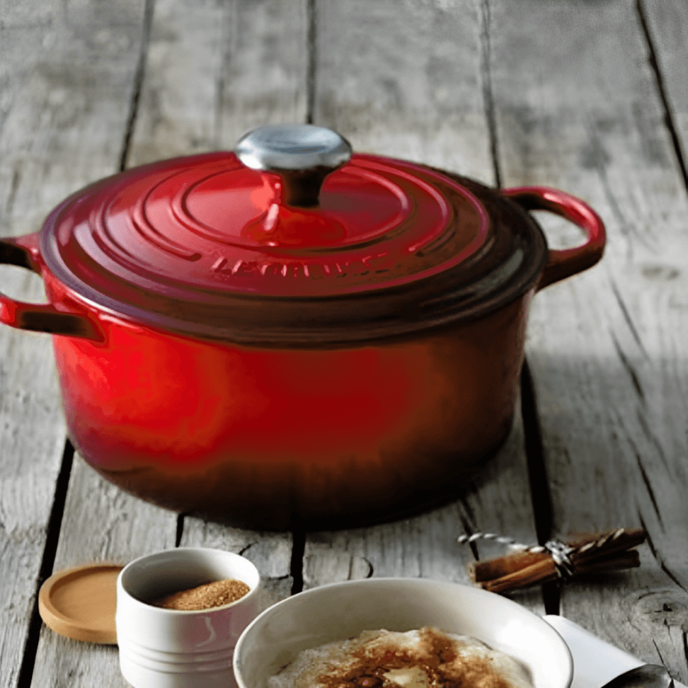 Panela Redonda Ferro Signature Vermelha Le Creuset - 22 cm - Ela Decora